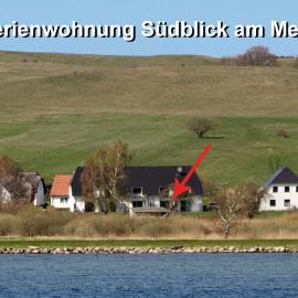 Ferienwohnung Südblick in Groß Zicker in ruhiger Lage mit Terrasse und Meerblick, hotelli kohteessa Groß Zicker