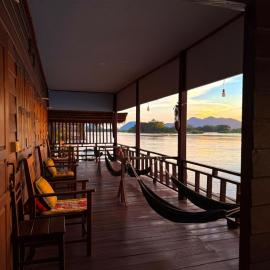 Namknong view: Don Det şehrinde bir otel