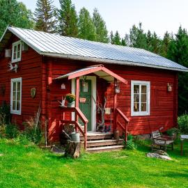 Pioneer Cabin - Wilderness Adventures Sweden, hotell i Bispgården