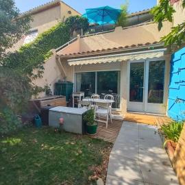 Quiet ground floor, air conditioning, garden, 3 bedrooms, 7 people max