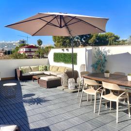 Gran terraza Muchavista San Juan Alicante