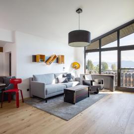 Seeblick, Ruhe, Licht & Design im Oberstüberl mit Alpenpanorama