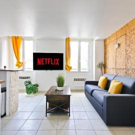 Studio Apartment Quartier Austerlitz Free Netflix, hotel in Paris