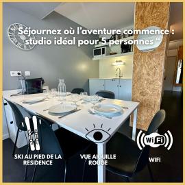 Le refuge cosy du Varet Ménage et lits faits inclus - Arc 2000 - Ski IN-OUT - WIFI- La conciergerie du Varet