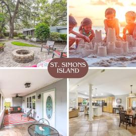 Island Getaway | Fire Pit Patio | 5 mins to Beach