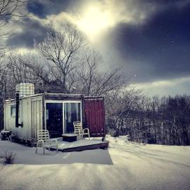 Rustic Container Accommodation for Glamping in Kentucky, hotel Owenton városában