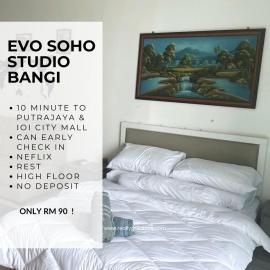 EVO Soho Bangi Netflix putrajaya early check-in