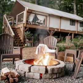 Enchanting Blue Ridge Mountains Lodging with a Wood-Burning Stove in Lenoir, NC