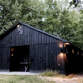 Outstanding Safari Tent with Fire Pit and Nice Sights in North Woodstock, New Hampshire