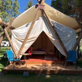 Viesnīca Luxury Safari Tent in Irwin, Idaho near Jackson Hole & Palisades Lake pilsētā Irwin