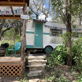 Marble Falls Retro Caravan Glamping: Your Vintage Getaway Awaits