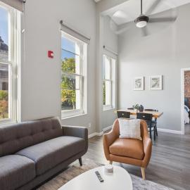 Rustic-Industrial Loft with Courthouse Views apts