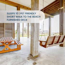 Ultimate Steps to Beach Large Deck Dog Haven, hotel in Port Bolivar