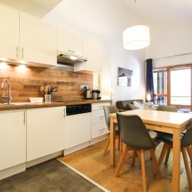 Unique appartement 2 chambres derniere etage Les Terrasses dEos, hotel din Flaine