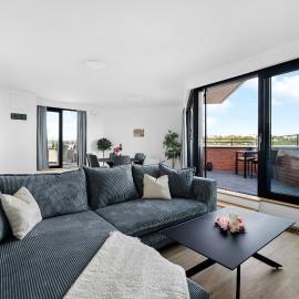 Sunny apartment with terraces in Královo Pole