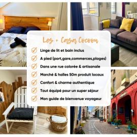 Casa Cocon -Charmant T3-plages, centre ville- 4 personnes
