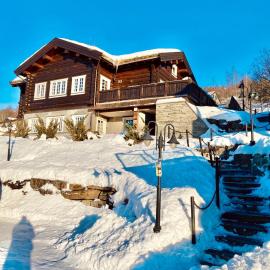 Log cabin at Hafjell