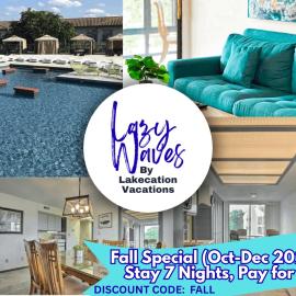 Lazy Waves-Private 2 BD2BA WPool Access-Sleeps 6