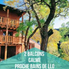 L'Ecrin de Llo - Nature, vue montagne, WIFI, hotel din Llo