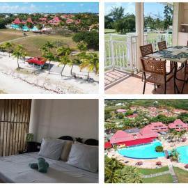 TROPIC Appartements PREMIUM village vacances vue mer Guadeloupe St Anne avec piscine, hotel i Sainte-Anne