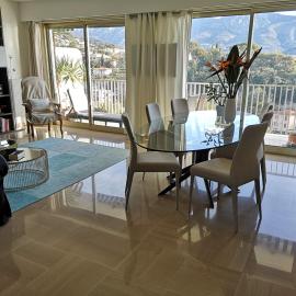 Large 2-room, sea view, well exposed, hotel i Roquebrune-Cap-Martin