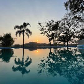 Leo Comforts river view Resort, hotel i Hampi