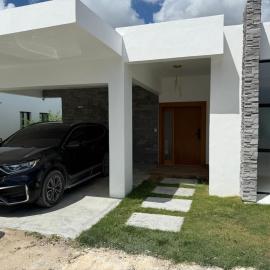 Modern House with Private Pool in Punta Cana, viešbutis Punta Kanoje