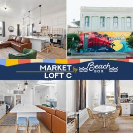 Historic Downtown Galveston Loft with Balcony