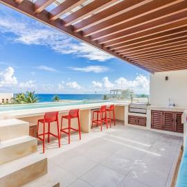 Tortuga Azul Private Terrace Rooftop Pool W BBQ Beach Access 11 Pools Free Beach Club