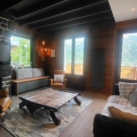 Chalet Otsoak Chalet privé 3 chambres 6 personnes avec grande terrasse, garage couvert, vue montagnes à St Lary village