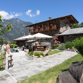 La Majon de Fohten, hotell i Montjovet