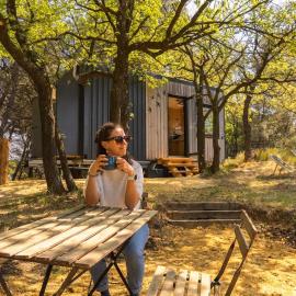 Lodge Grand Confort en Nature - Salle de bain italienne - 10 min A7, hotel i Mondragon