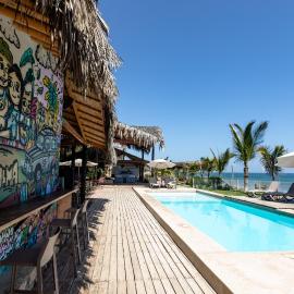 Hoja de Palma Bungalows, hotel v destinácii Canoas De Punta Sal