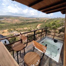 GLAMPING Cabanas Andes Village Barichara, hotel di Barichara