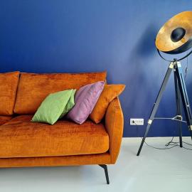 Colorful two-room apartment with parking