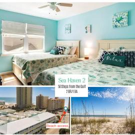 Deeded Beach Access in Heart of GS and 10 min Walk to Hangout