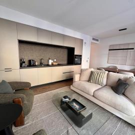 Stylish 2BR Monaco Border Flat, Terrace & Parking