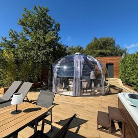 Bulle StelléA 26 m2, SPA Privatif au domaine CollinéA, hotel Bathernay városában