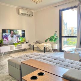 Panoramic View Luxury 2 Beds Hotel Apart - East Town Compound - Sodic - New Cairo - Cairo