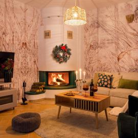 Warm & cosy 2-store 3-BR House with fireplace, living room, garden, terrace, balcony & parking 30 minutes from Warsaw Centre, hotel i Warszawa