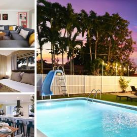 Olympia LUX House 4BR, Heated POOL, BBQ, BAR