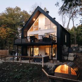P'Tite Nyctale -Ressourcement - forêt et montagnes, khách sạn ở Chertsey