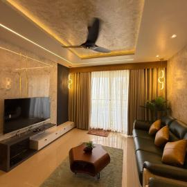 Bayfront Bliss - Flat 3BHK in Calicut Beach-Wakeup to stunning views