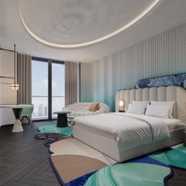 Hotel Indigo Shanghai Harbour City, hotel di Zhenghai