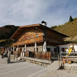 Alpine pasture in the Zillertal mountains