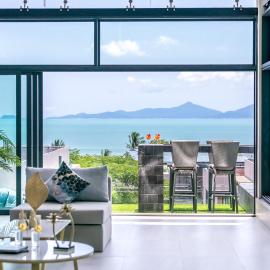 Massive 4 Bedroom with Cinema Room and Gym, hotel en Koh Samui