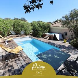 U Serenu - Villa familiale - Piscine, Jacuzzi & Vue Mer