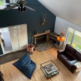 Chalet chaleureux 4 chambres avec spa et foyer, en pleine montagne