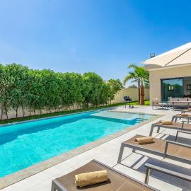 Villa Hawai, ss vis à vis avec espace de sport , piscine Chauffée