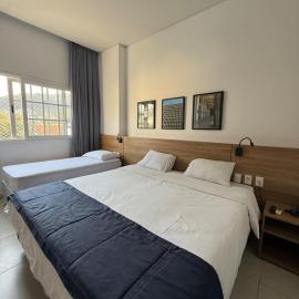 Studio aconchegante, com lazer completo na serra